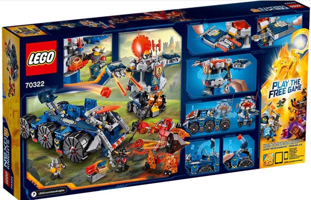 LEGO® NEXO KNIGHTS™ Transportorul lui Axl 70322 NOU SIGILAT