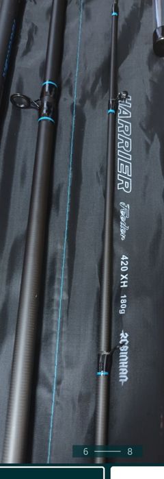 SET 2 Lansete Feeder Robinhan HARRIER 4,20 metri Actiune:180gr carbon
