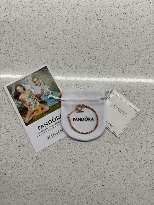 Гривна Пандора розово-златиста