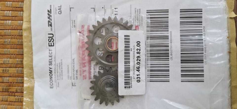 Метални зъбци за маслена помпа за моделите Beta от 2015 до 2019 4T