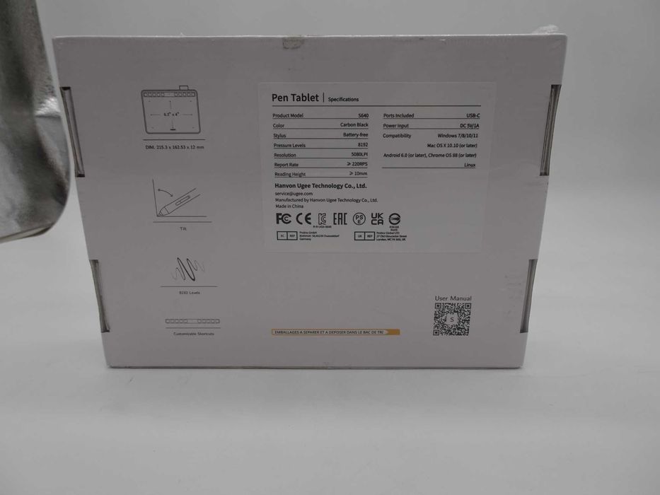 Tableta Grafica Ugee S640
