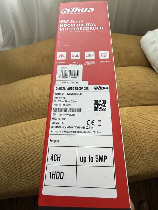DVR WizSense 4 canale  Dahua DH-XVR5104HS-I2