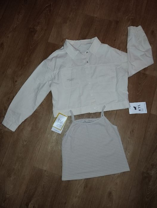 Рубашка с топом - рубашка+топ