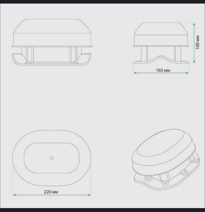 Кровельный вентиль, аэратор