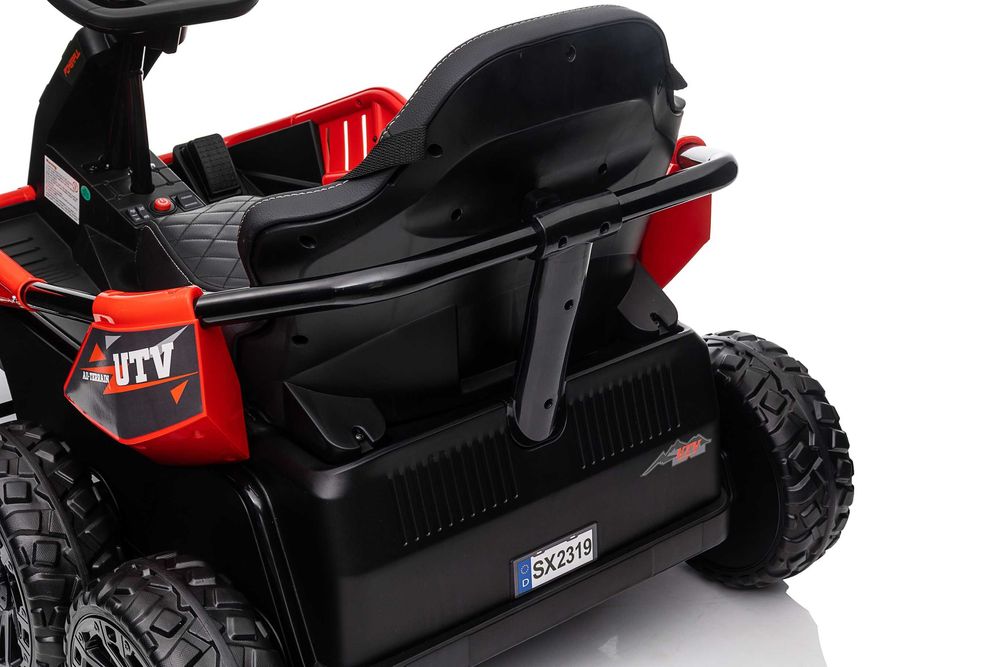 UTV electric pentru 2 copii Kinderauto BJSX2319 4X 45W 24V #RED