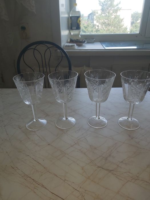 Фужеры хрустальные