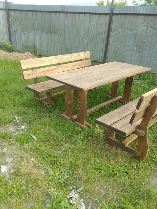 Садовая мебель из массива