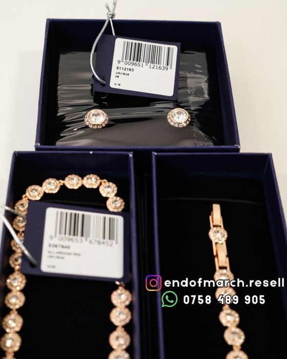 Set Swarovski Angelic Rose Gold