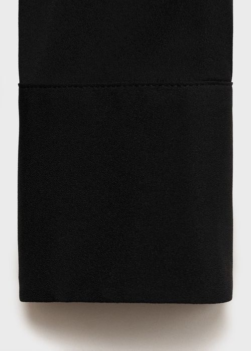 MANGO дамска черна риза