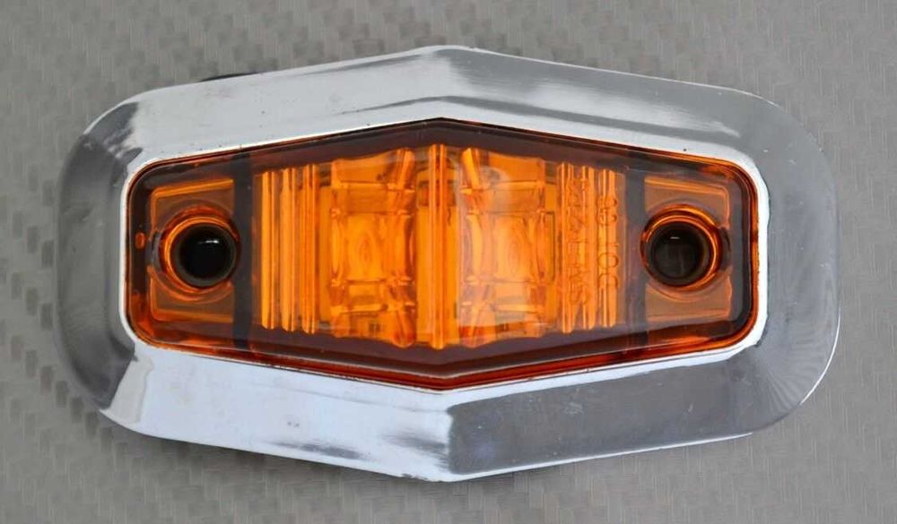 1бр. диодни ЛЕД LED светлини габарити рогчета 12-24V , 5 цвята