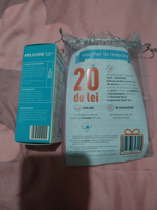 Kolicare plus Voucher 20 lei Farmaciile Tei