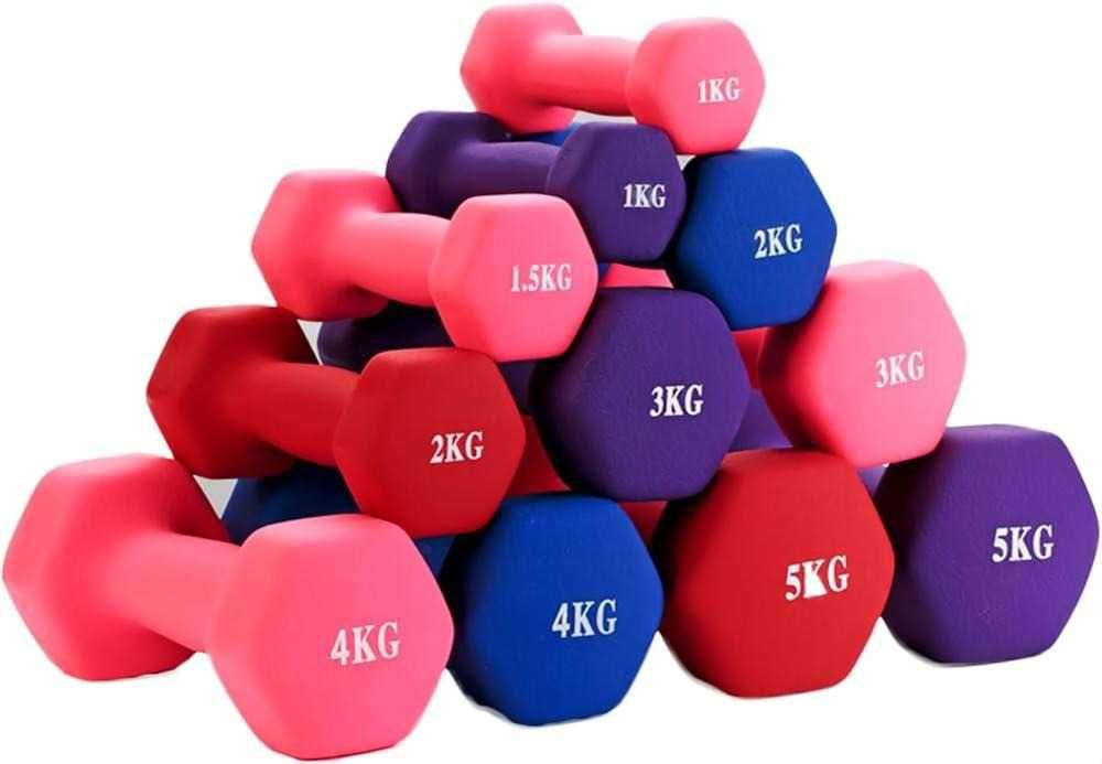 Gantel rangli 0.5kg-5kg