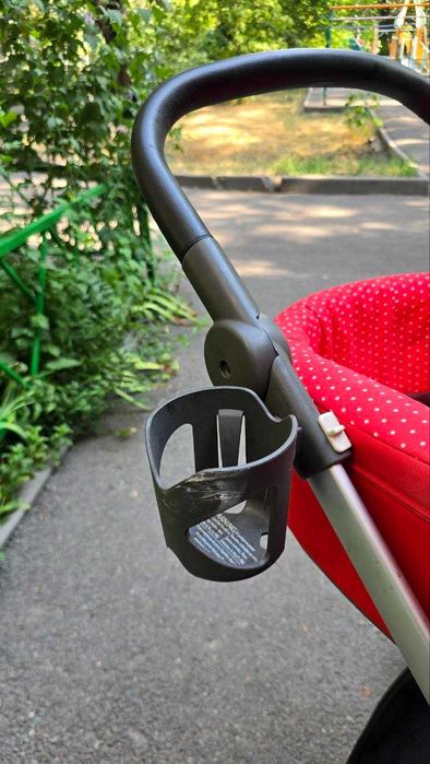Коляска Stokke Trailz (красная в горошек)