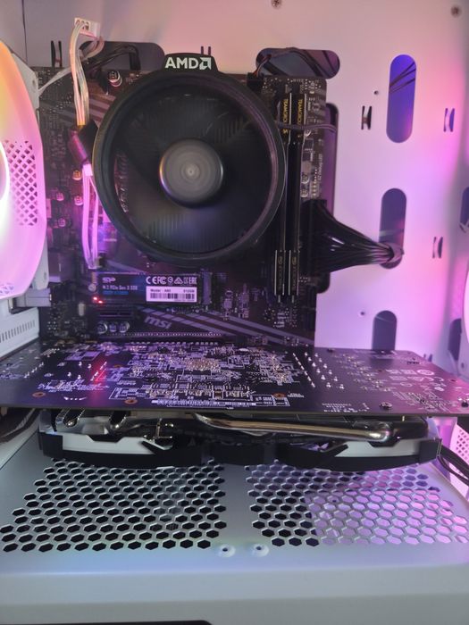 Геймърски компютър Ryzen 5 5500 / RX 580 8GB / 16GB RAM / 512GB NVMe