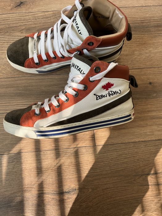 Dsquared2 Dean & Dan High Top кецове – оригинални