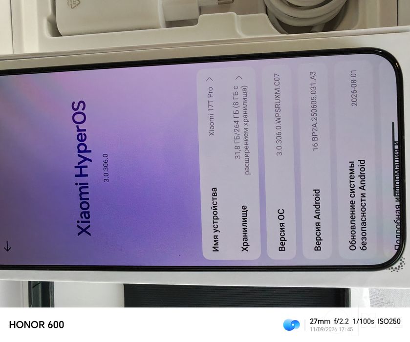 Xiaomi 17T Pro deyarli yangi atigi 5 sikl