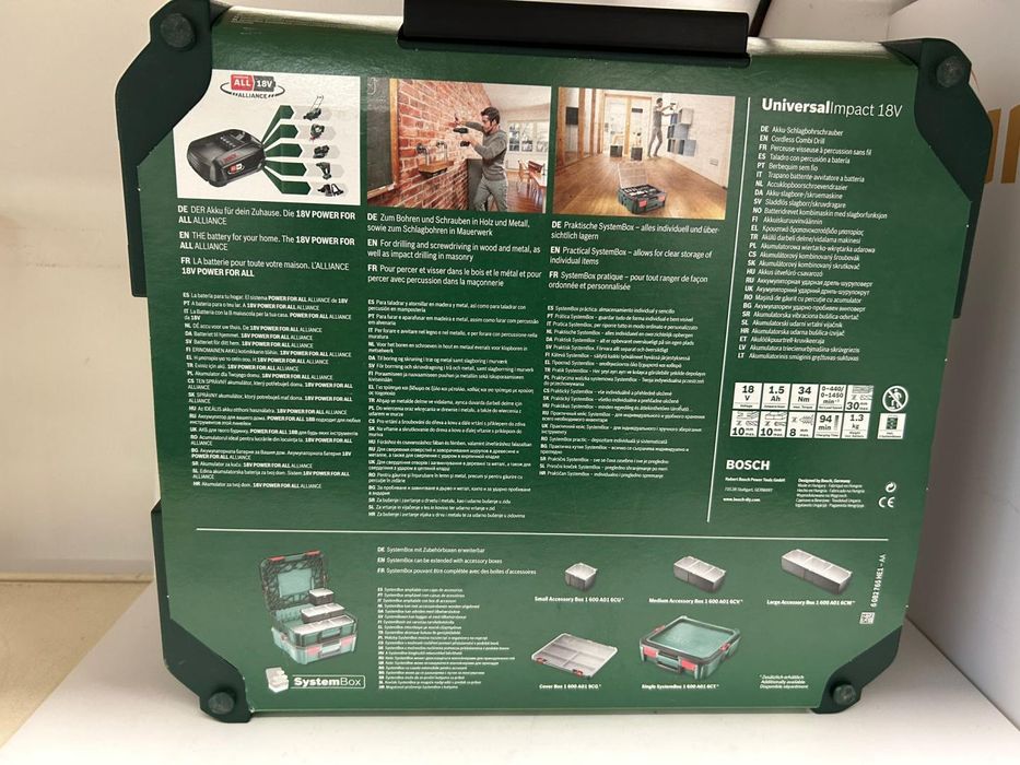 Masina de gaurit si insurubat cu percutie pe acumulator Bosch -D-