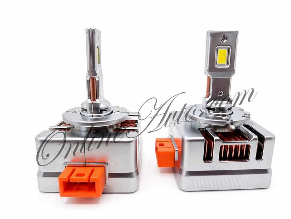 LED Крушки +400% D1S/D2S/D3S/D5S Canbus 16000Lm 90W 6000k Без Грешки Директен Заместител