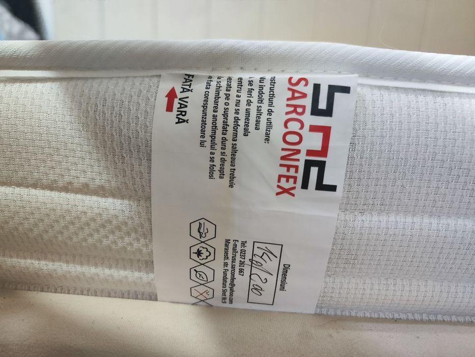 Vand saltea 140x200 cu arcuri