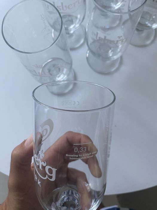 Чаши за бира Carlsberg