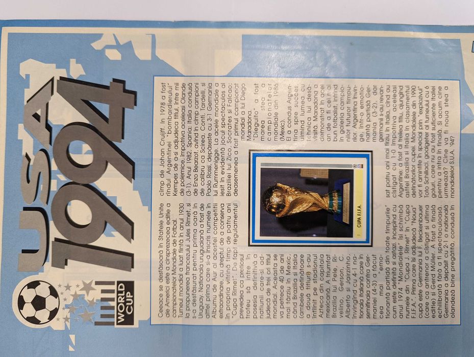 Album foto de colectie CM SUA 94'