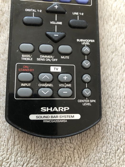 Telecomanda Sound bar Sharp HT SB500