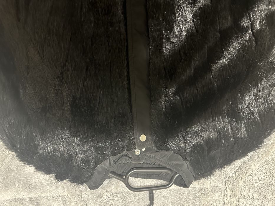 Късо яке с косъм Zara