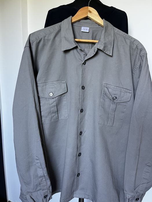Cămașă bărbătească vintage gri – 100% bumbac – stare excelentă