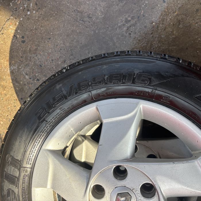 Диски с летний шинами на рено дастер