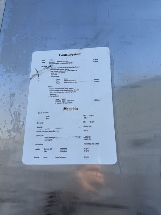 Заводские контейнеры рефрежираторы