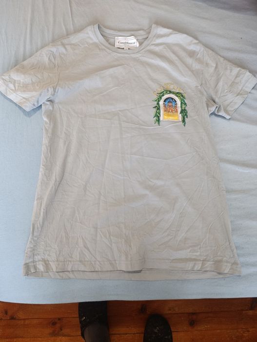 Оригинална тениска Casablanca Avenida Printed T-Shirt – Размер S (Като