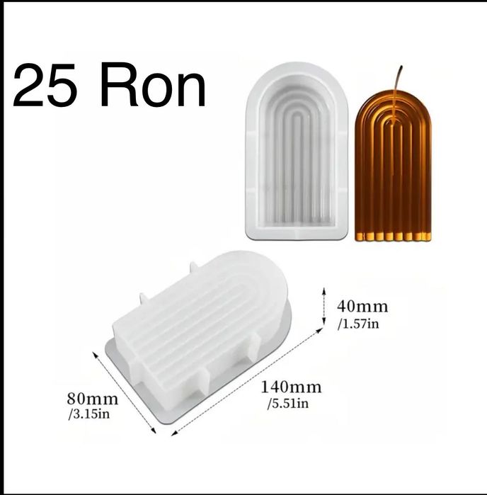 Matrițe pentru rășină epoxidica și lumânări