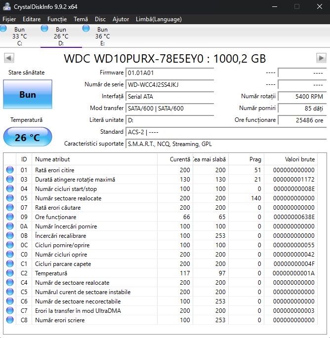 Hard disk in stare perfecta