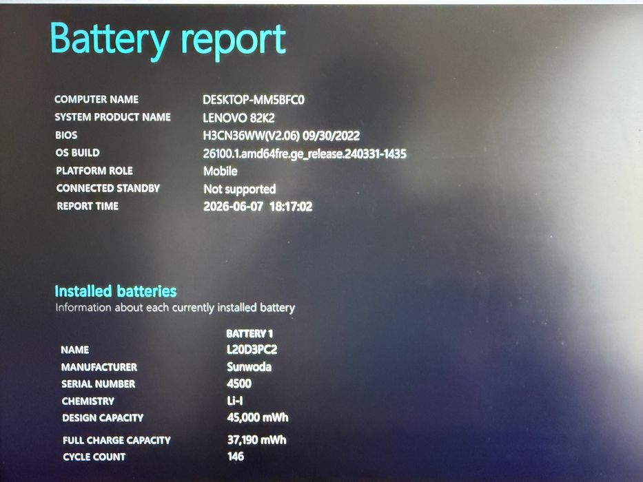 Lenovo Ideapad 3 15ACH6