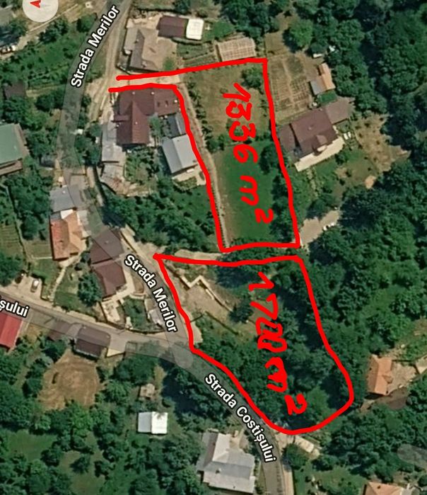 Vând doua terenuri alăturate în Comarnic.