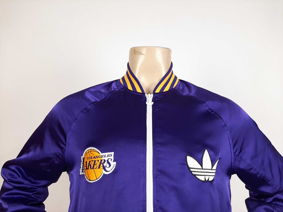 Adidas NBA LA Lakers Satin Bomber - Оригинално мъжко яке размер M