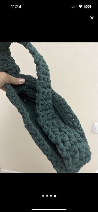 Вязанная сумка