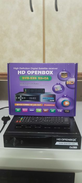 Спутниковый тюнер ресивер HD Openbox DVB-SX6 S2+CA. 2й тюнер в подарок