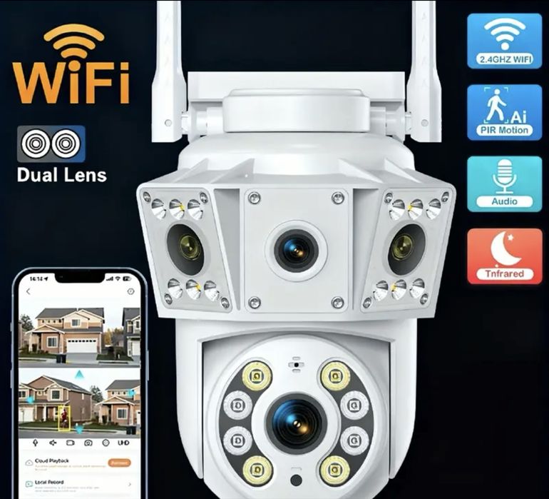 Camera video WI FI cu infrarosu, audio noua