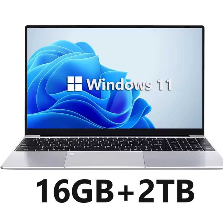 Laptop 15.6" HD, Intel Celeron N4000, 16GB RAM, max 2TB SSD