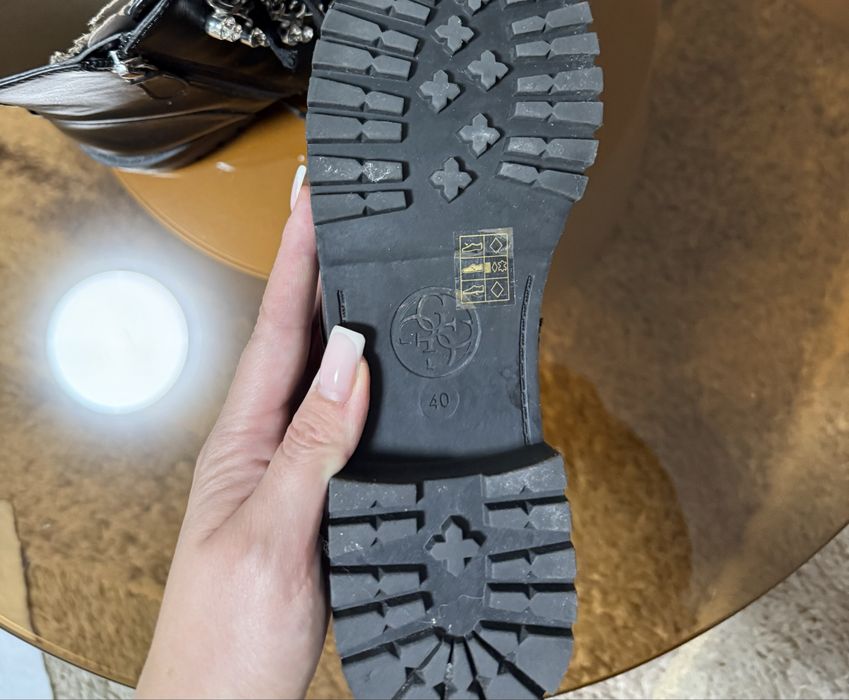 Philipp  Plein и Guess дамски боти ( # 39 и 40 ) Много добро състояние