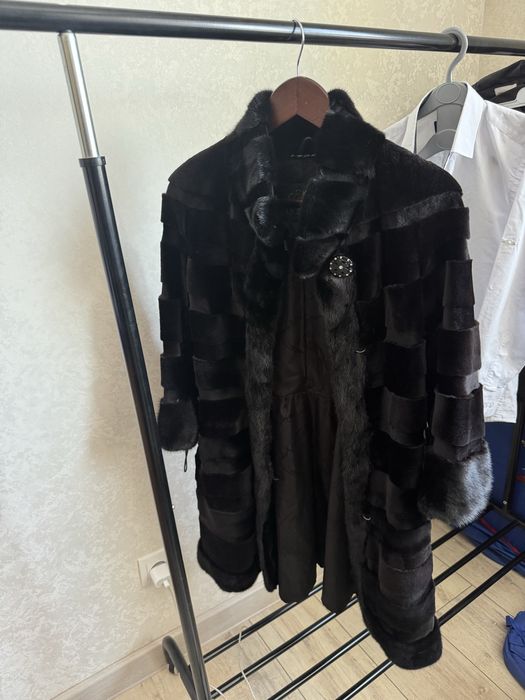 Норковая шуба 1/4 рукав