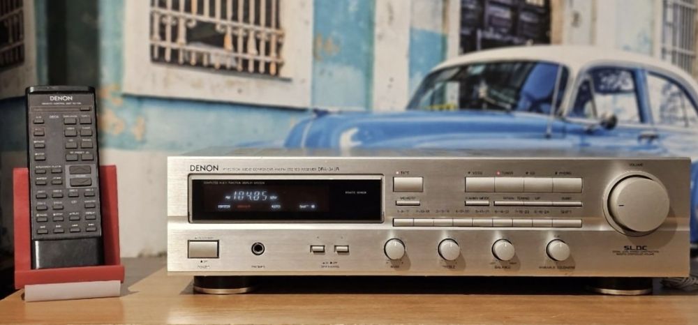 Denon DRA 345 R sunet bun la amplificator statie amplituner receiver