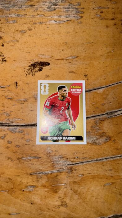 Gold Extra Sticker Panini Achraf Hakimi