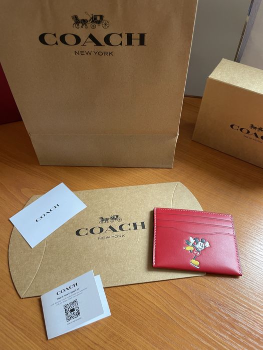 Портмоне тип card holder Coach x Disney limited edition