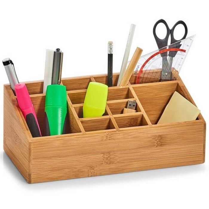 Стилен и практичен бамбуков органайзер