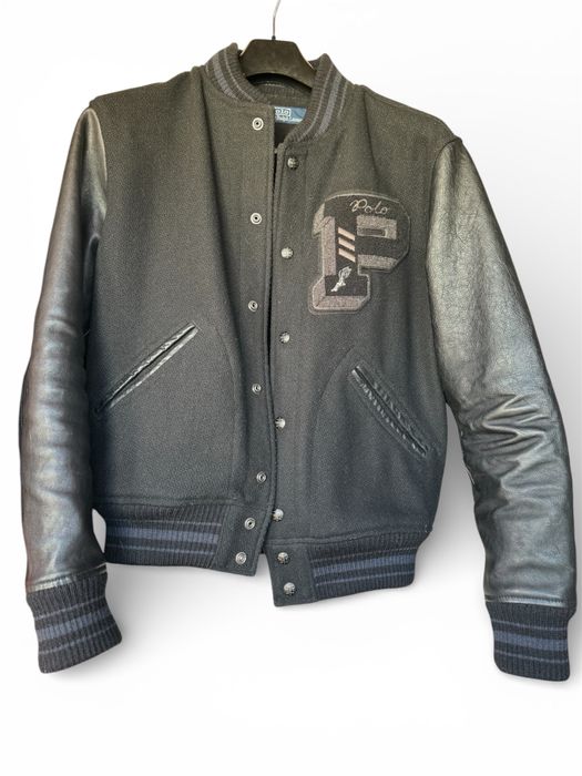 Polo Ralph Lauren The Iconic Letterman Jacket -Piele & Lână naturală-