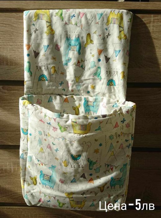 Бебешка хавлия ,спален чувал, възглавница ограничител и пантофки-20/21