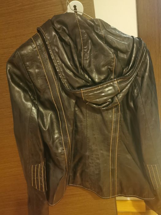 Geaca de piele S neagra