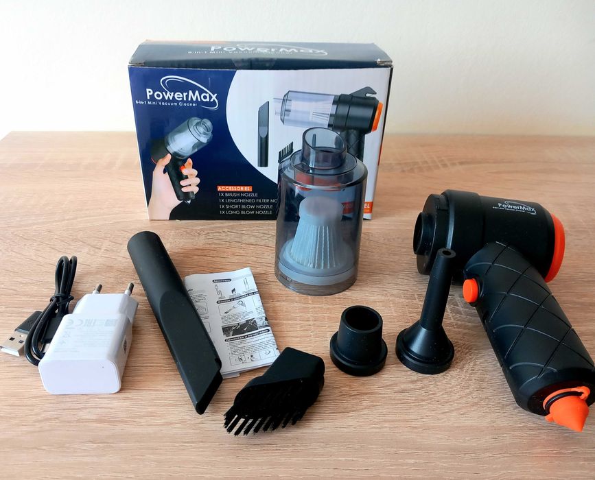 Мини прахосмукачка 6 във 1